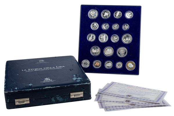Coin Collection "The History of the Lira in the Italian Republic"