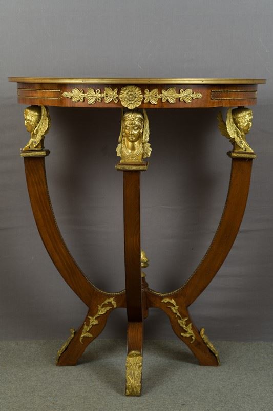 Louis XV style cherry wood wall console