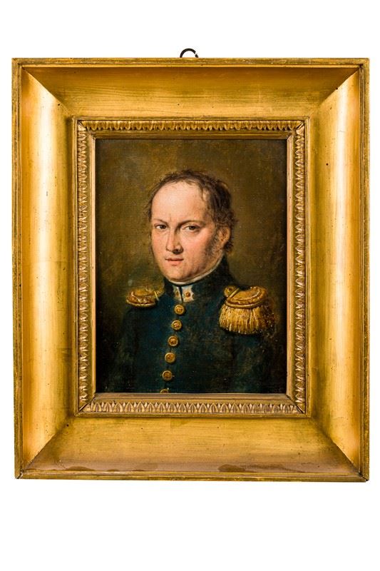 Francesco Podesti - Portrait of General Millefiorini, commander of the Noble Guard of His Holiness