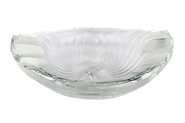 Centrotavola in cristallo satinato Lalique