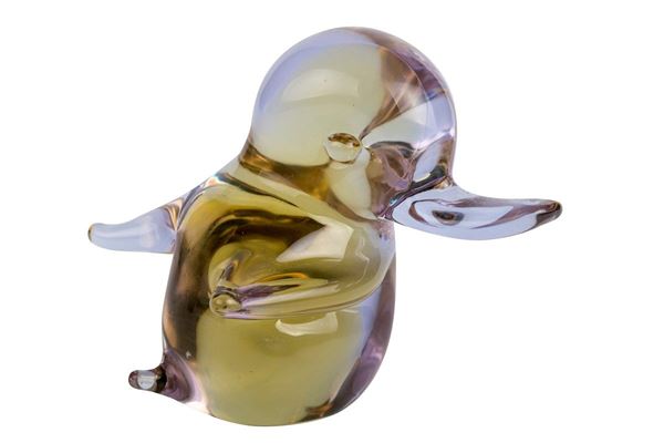 Murano glass duckling