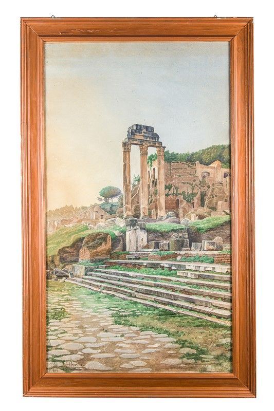 Filippo Anivitti - Roman ruins