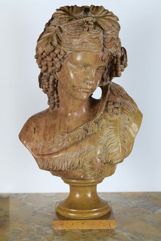 Female bust Allegory of Autumn