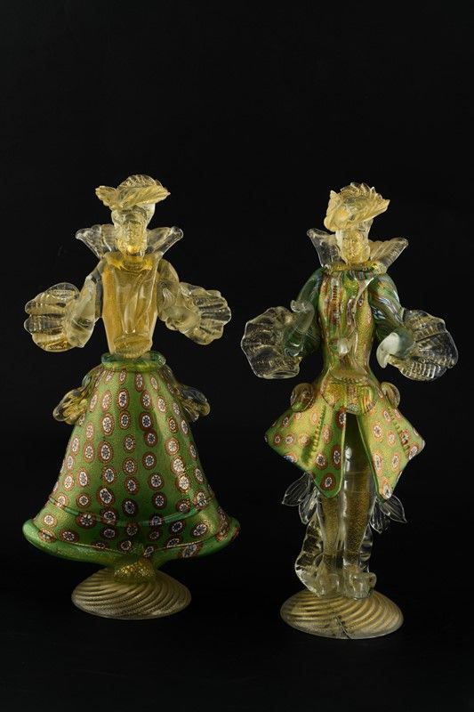 Couple depicting a gentleman and lady