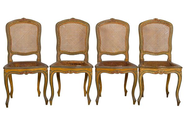 Lot of four chairs
