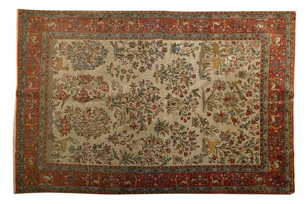 Persian kum fine carpet