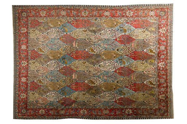 Persian fine varamin carpet