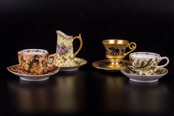 Lot of four collectible cups