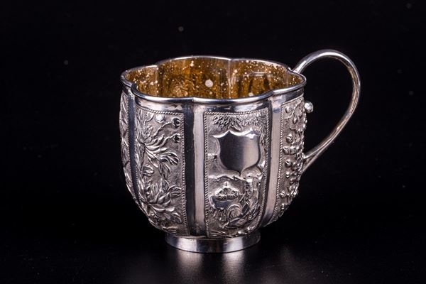 Chinese silver cup