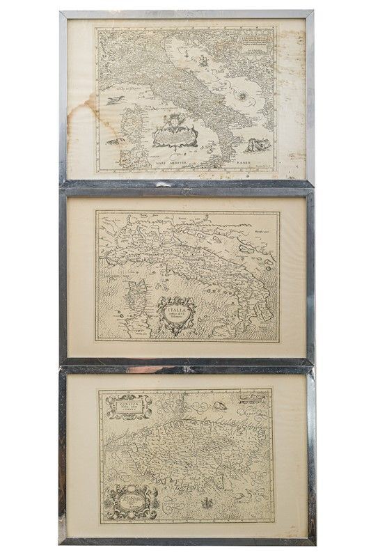 Giovanni Antonio Magini - Tre carte geografiche
