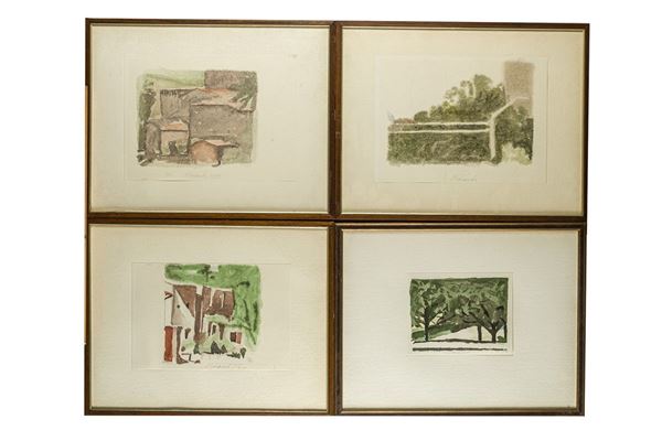 Giorgio Morandi - Four landscapes