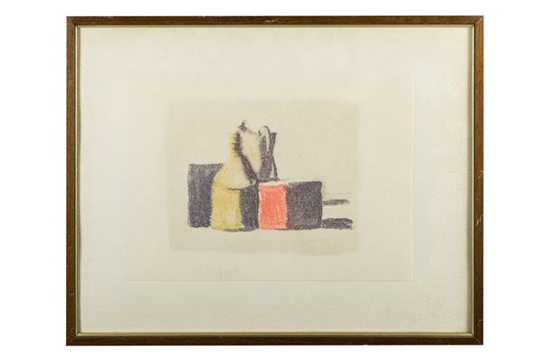 Giorgio Morandi - Still life with cube