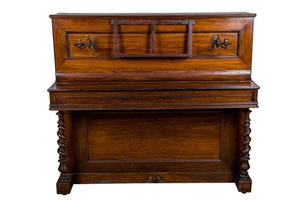 Upright piano in rosewood
