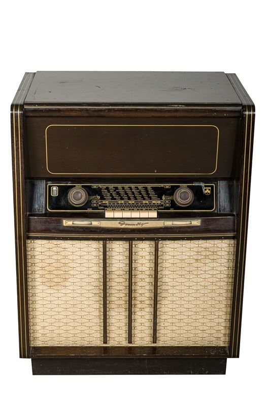 Record player radio cabinet