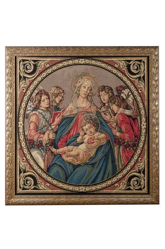 Madonna con Bambino e angeli, tratto da Botticelli
