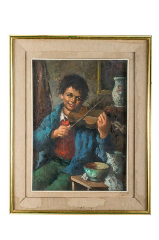Child with violin