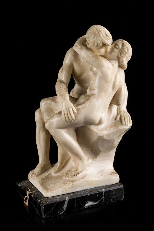 Gino Ruggeri - The kiss, after Rodin