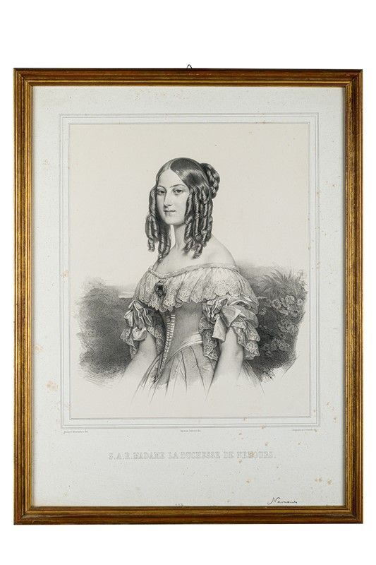 Franz Xaver Winterhalter - S.A.R. Madame la Duchesse de Nemours