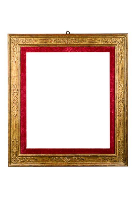 Frame in gilded wood