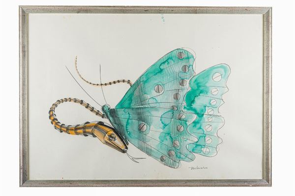 Aldo Turchiaro - Farfalla e serpente