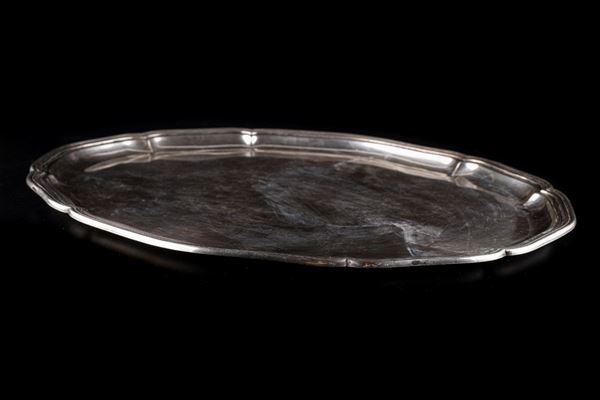Tray in 800 silver