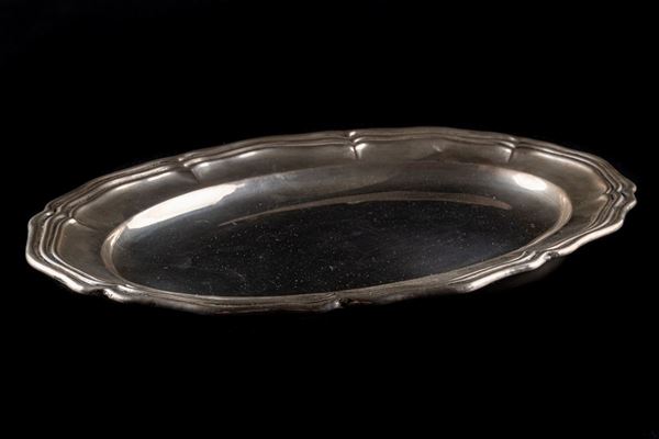 Tray in 800 silver