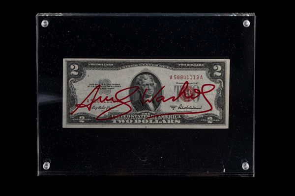 Andy Warhol - Two Dollars Bill - Jefferson (1953)