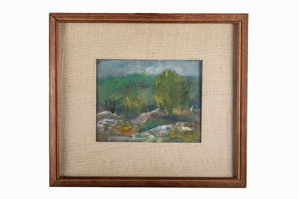 Painter of the second half of the 20th century - Abstract landscape