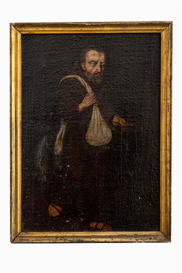 17th century painter - Portrait of a minor friar
