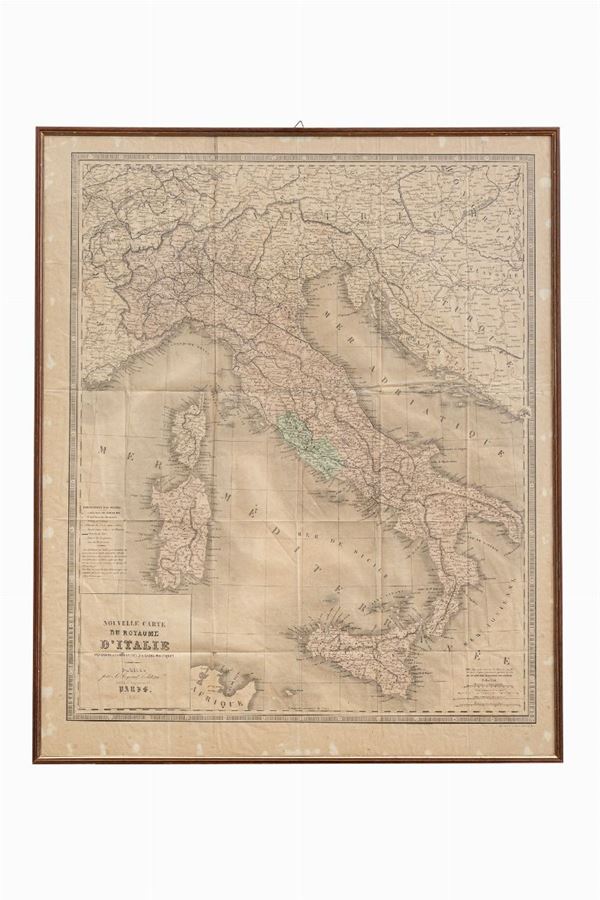 Geographic map of the Kingdom of Italy