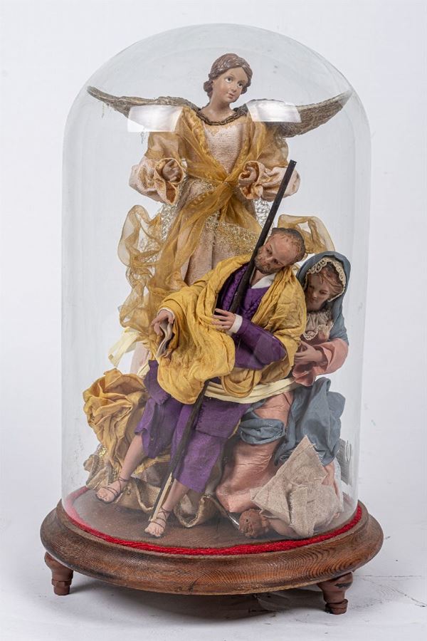Holy Family with angel