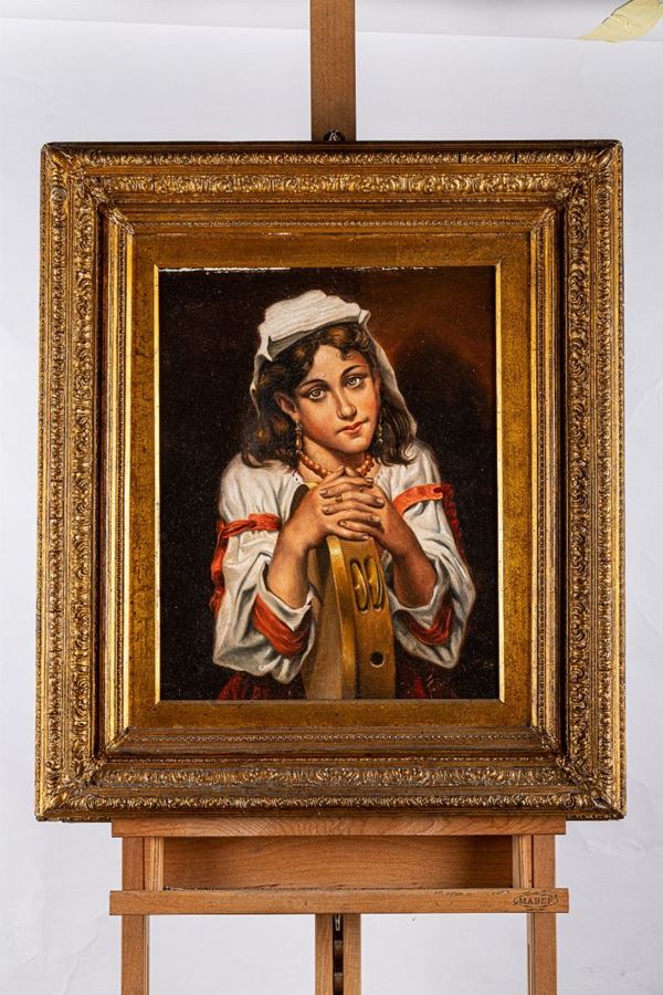 Painter of the twentieth century - The girl with the tambourine
