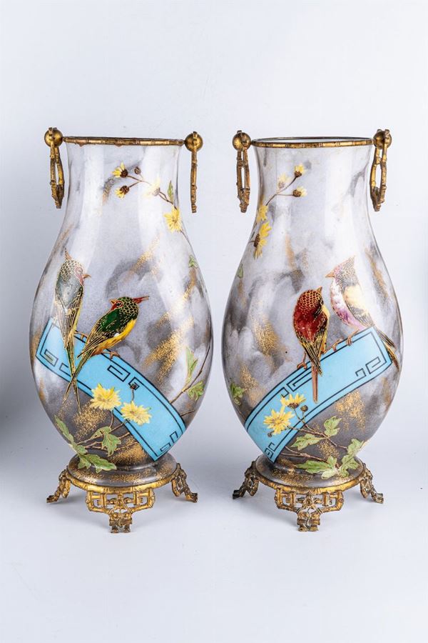 Pair of two vases