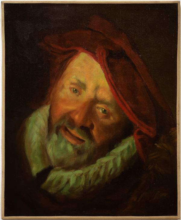 Seguace di Frans Hals -  Il Buffone