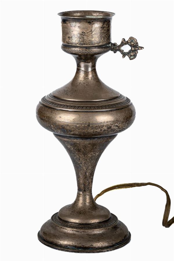Lamp in silver