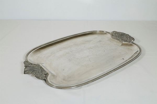 Tray in 800/1000 silver