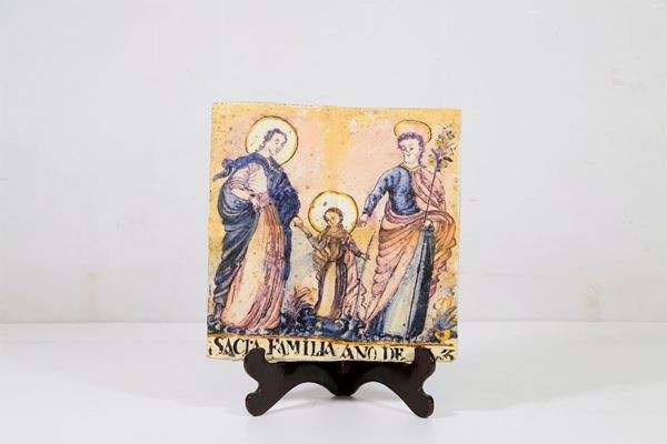 Sacra Famiglia  (1805)  - Asta Fine Art e arredi con una selezione di opere proveniente da un collezionista privato - DAMS Casa d'Aste
