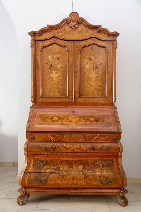 Drop-leaf chest of drawers