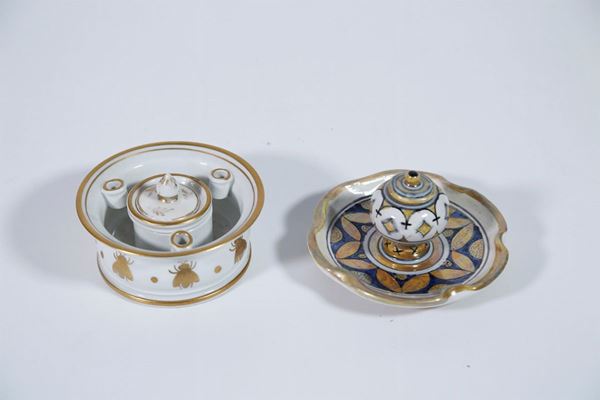 Lot of 2 inkwells  - Auction Fine art and furniture from private collectors - DAMS Casa d'Aste