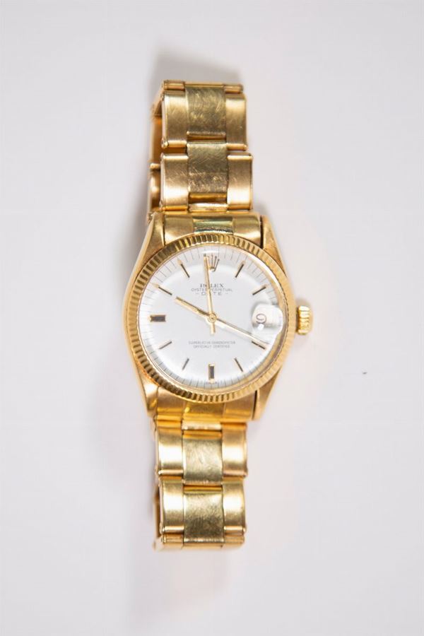 750/1000 gold wristwatch Rolex Datejust