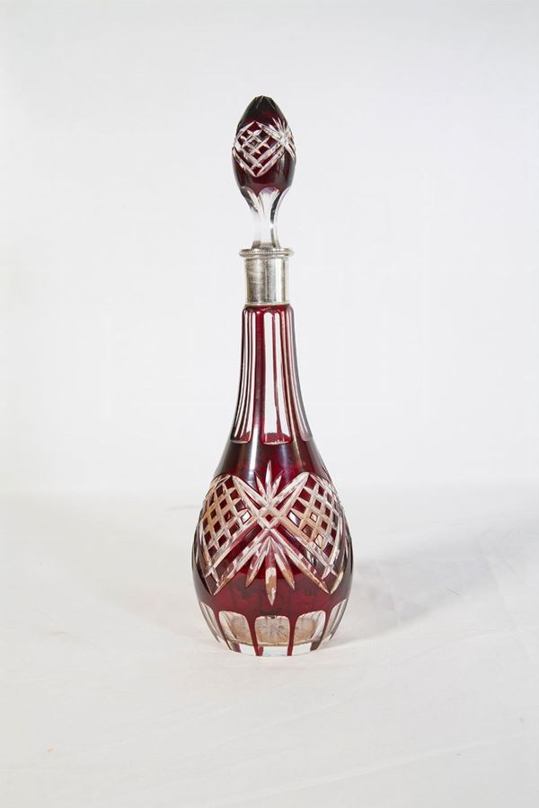 Wine bottle  (Bohemia, mid-20th century)  - Auction Fine art and furniture from private collectors - DAMS Casa d'Aste