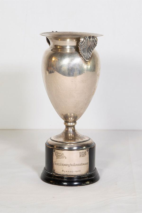 Coppa in argento 800/1000  (Italia, metà XX secolo)  - Asta Fine art e arredi provenienti da collezionisti privati - DAMS Casa d'Aste