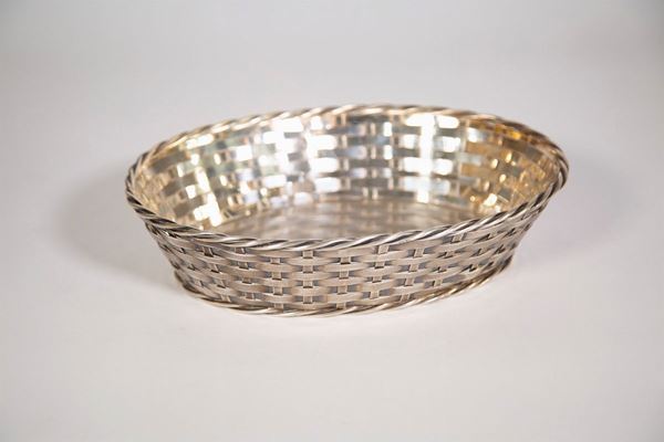 Basket in 925/1000 silver