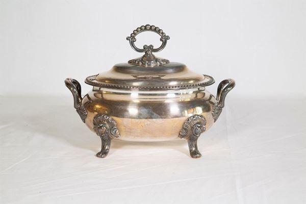 Tureen in silver metal  (Mid 20th century)  - Auction Fine art and furniture from private collectors - DAMS Casa d'Aste