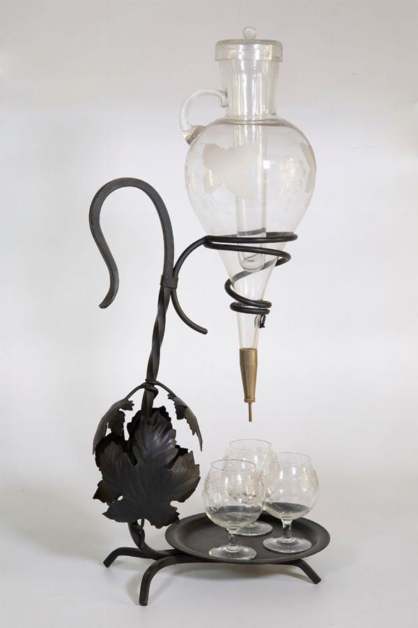 Ampolla da liquore  (Seconda metà XX secolo)  - Asta Fine art e arredi provenienti da collezionisti privati - DAMS Casa d'Aste