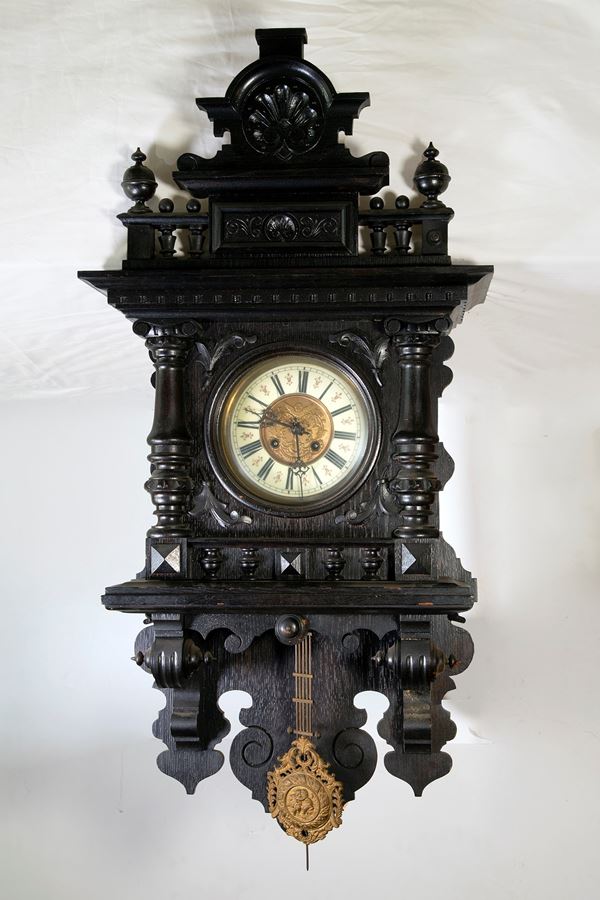 Wall clock  (Early 20th century)  - Auction ONLINE TIMED AUCTION - CHRISTMAS EDITION - DAMS Casa d'Aste