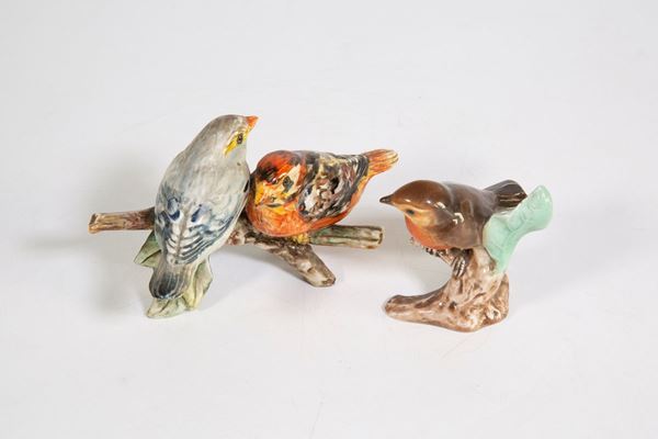 Lot of 2 birds  (Mid 20th century)  - Auction ONLINE TIMED AUCTION - CHRISTMAS EDITION - DAMS Casa d'Aste