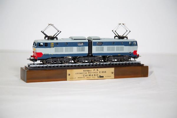 Electric Locomotive E 656 &quot;Caimano&quot;  (mid 20th century)  - Auction Fine art and furniture from private collectors - DAMS Casa d'Aste