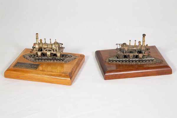 Pair of &quot;Bayard&quot; motor locomotives  (second half of the 20th century)  - Auction Fine art and furniture from private collectors - DAMS Casa d'Aste