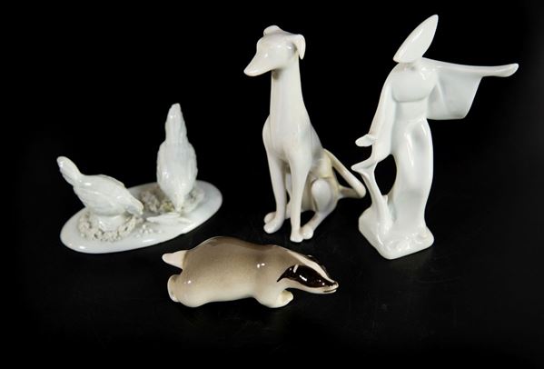Lot of 4 sculptures  (second half of the 20th century)  - Auction ONLINE TIMED AUCTION - CHRISTMAS EDITION - DAMS Casa d'Aste